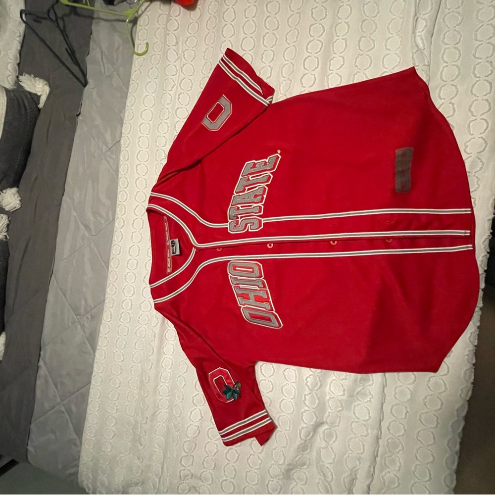 Ohio State Red Baseball Jersey